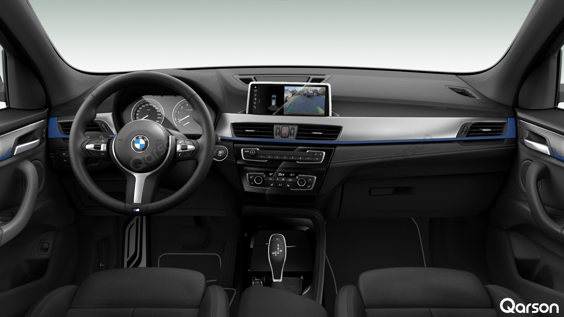 BMW X1 Deska rozdzielcza i kierownica