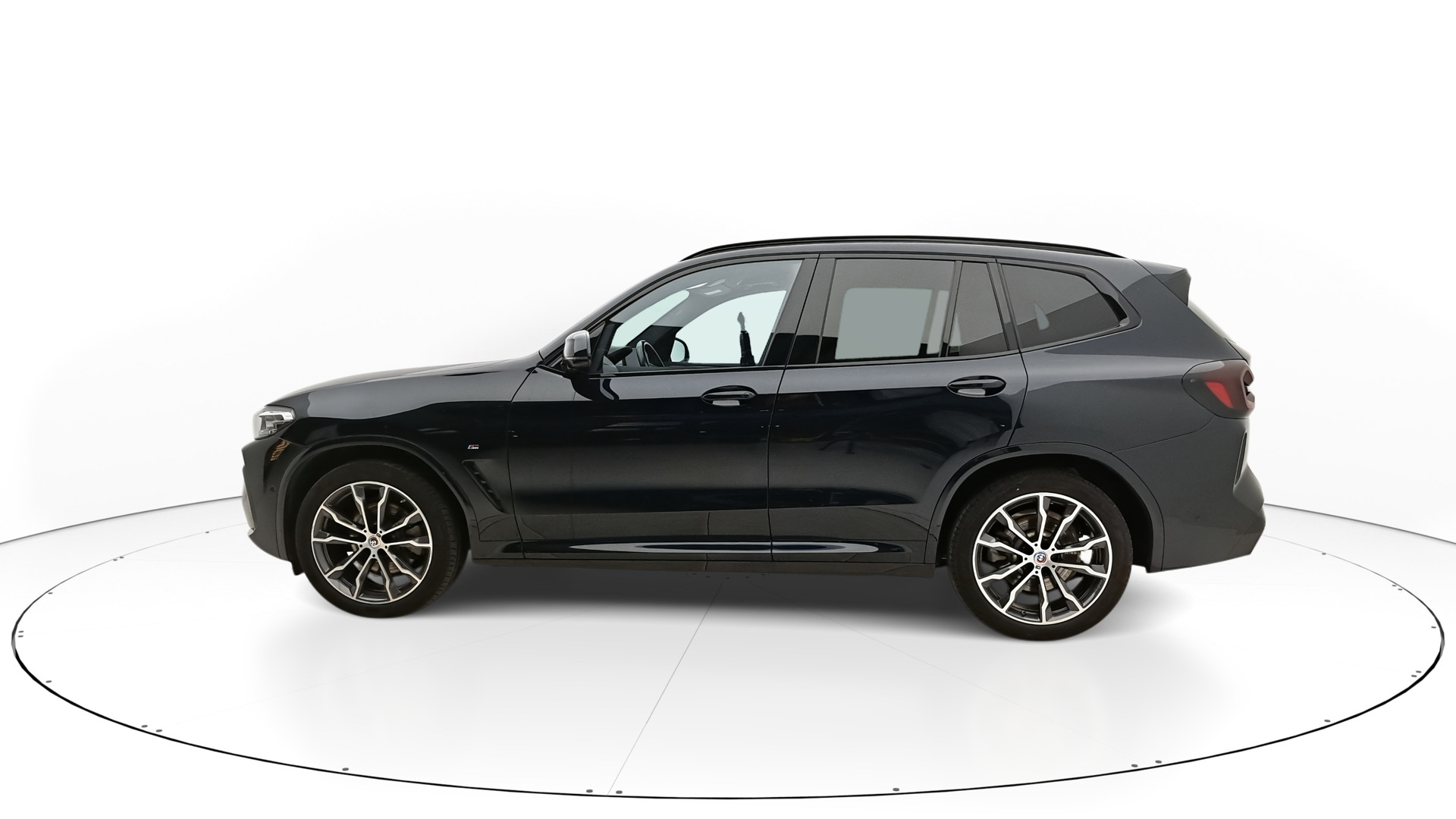 BMW X3 Widok samochodu z lewego boku