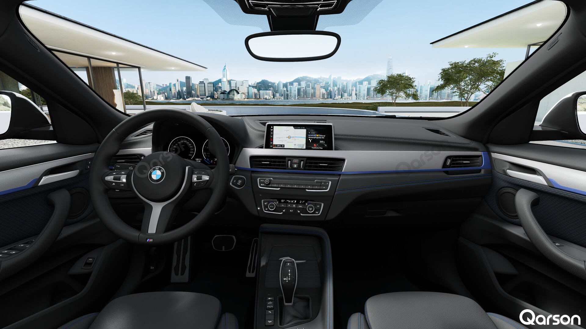 BMW X2 Deska rozdzielcza i kierownica