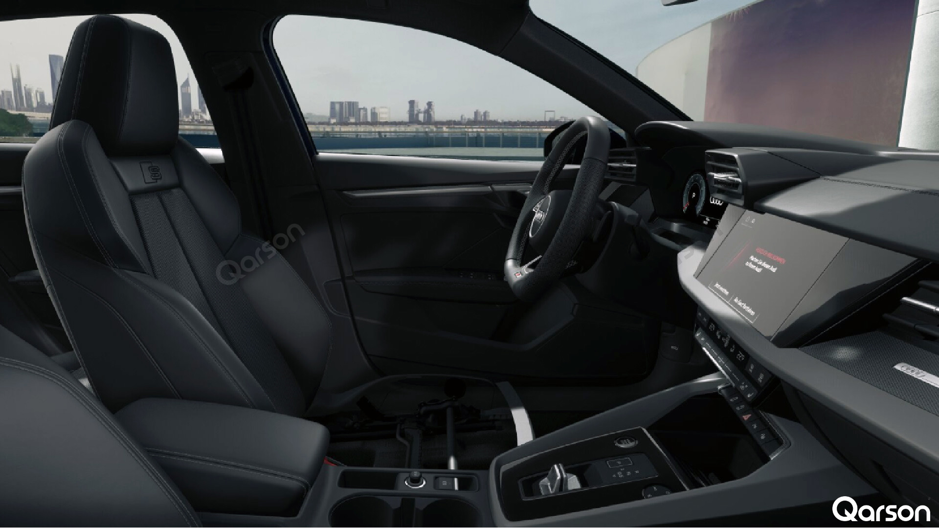 Audi A3 Sportback Deska rozdzielcza i kierownica