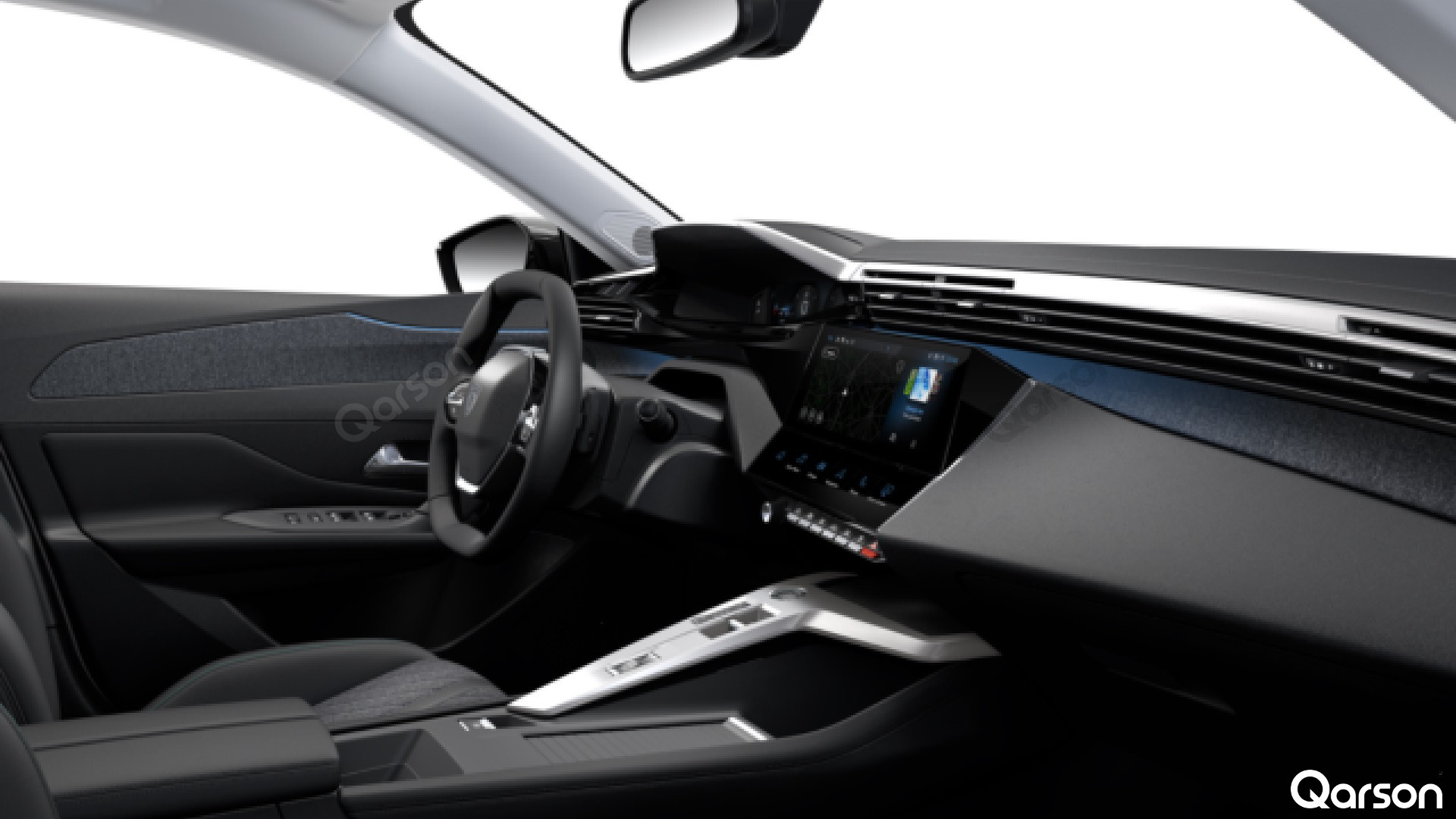 Peugeot 408 Widok deski rozdzielczej z prawej strony